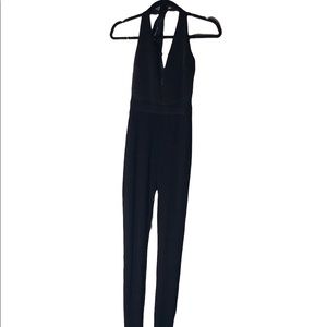 Charlotte Russe | halter mesh pants bodysuit